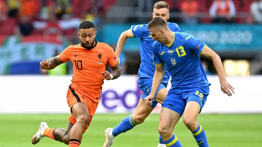 Нидерландия се вкара в беля срещу Украйна, но стартира с победа на Евро 2020
