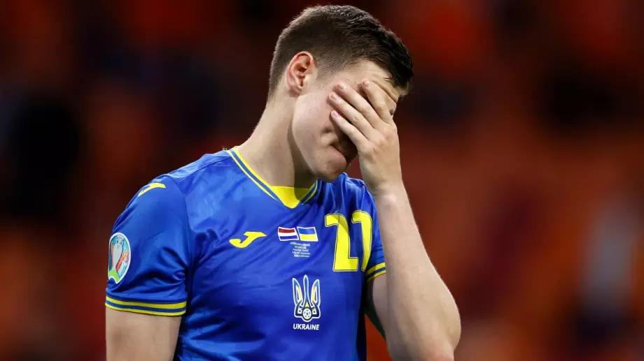 Украйна изравни кошмарен антирекорд в историята на европейски първенства по футбол