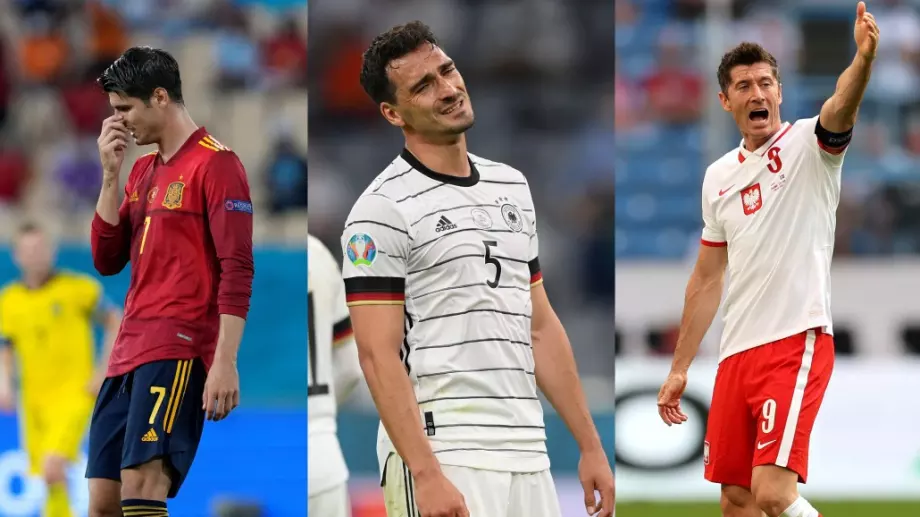 Играчите, които тотално разочароваха на старта на Европейското по футбол
