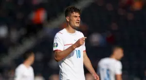 Патрик Шик може да счупи рекорд за Чехия в мача срещу Дания