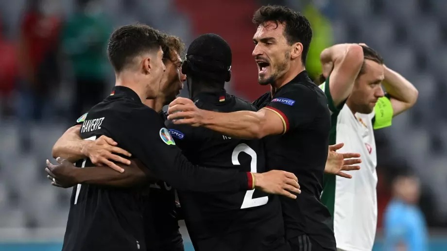 Унгария измъкна драматично 2:2 от Германия, прати Бундестима срещу Англия
