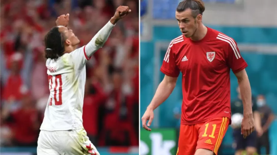 1/8-финалите на Европейското първенство по футбол започват с непредвидим сблъсък - Уелс срещу Дания