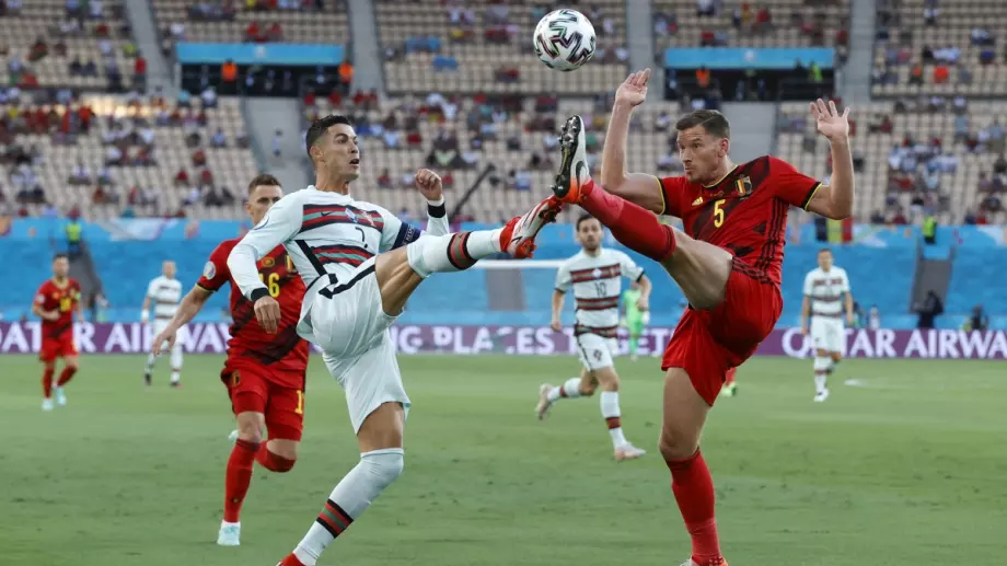 Белгия детронира Португалия за място на четвъртфиналите на Евро 2020