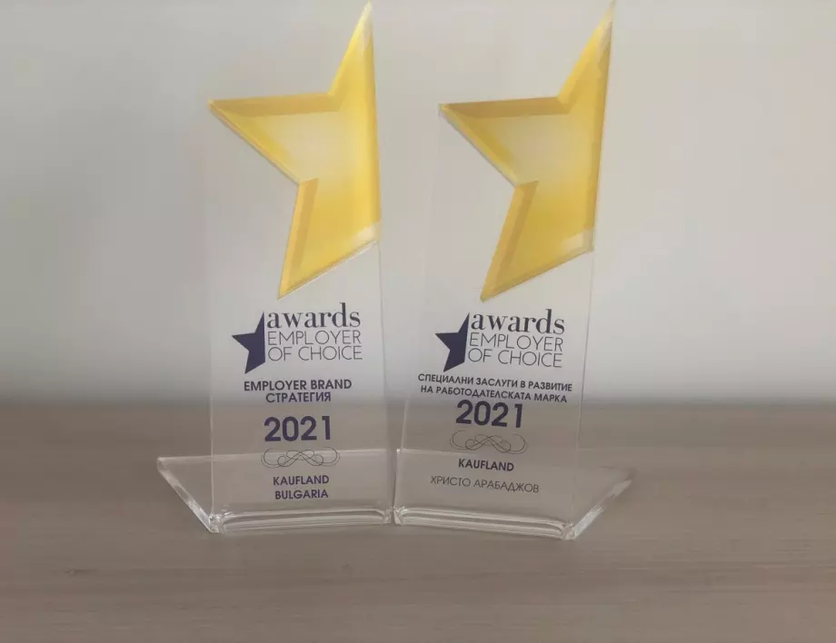 Kaufland България получи две отличия във второто издание на „Employer of Choice Awards”