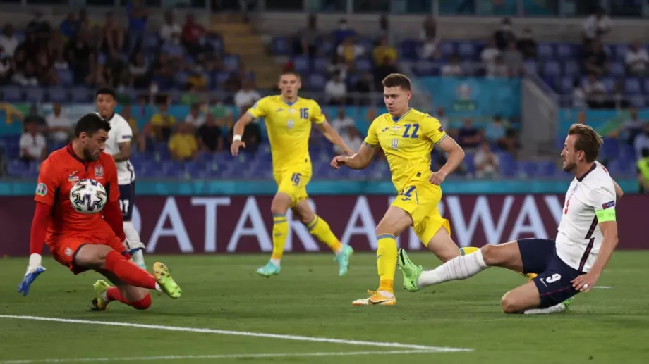 Англия разгроми Украйна "ходом", продължи без допуснат гол и ще играе 1/2-финал на Европейското