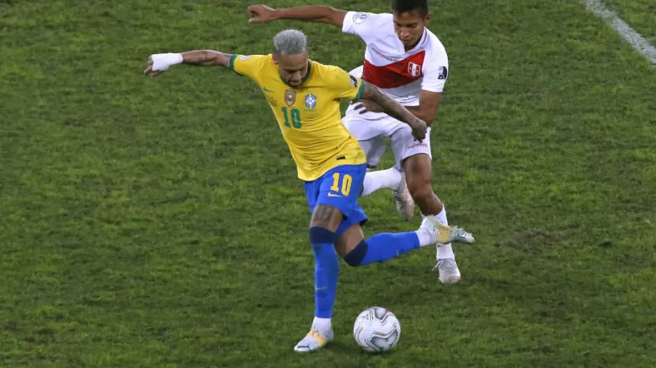 Бразилската футболна самба на Копа Америка - петички, "рабона", каскади от финтове на Неймар (ВИДЕО)