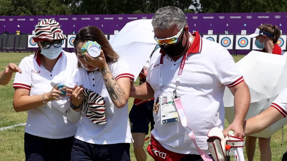 Рускинята Светлана Гомбоева получи топлинен удар на Олимпиадата в Токио
