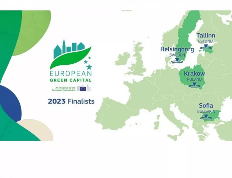 София сред финалистите за "Европейска зелена столица" 2023