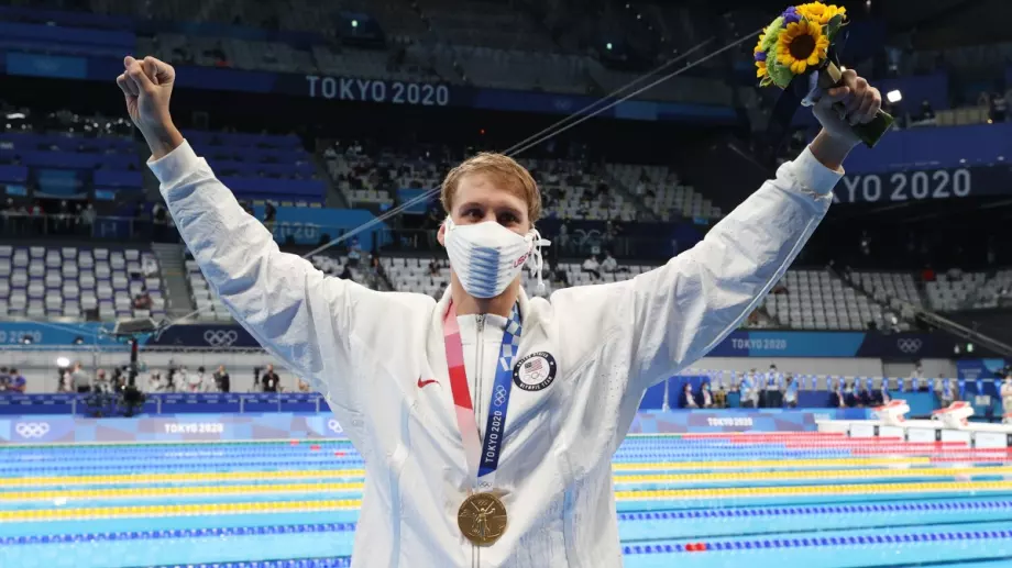 Чейс Калис донесе първия златен медал за САЩ на Олимпийските игри в Токио
