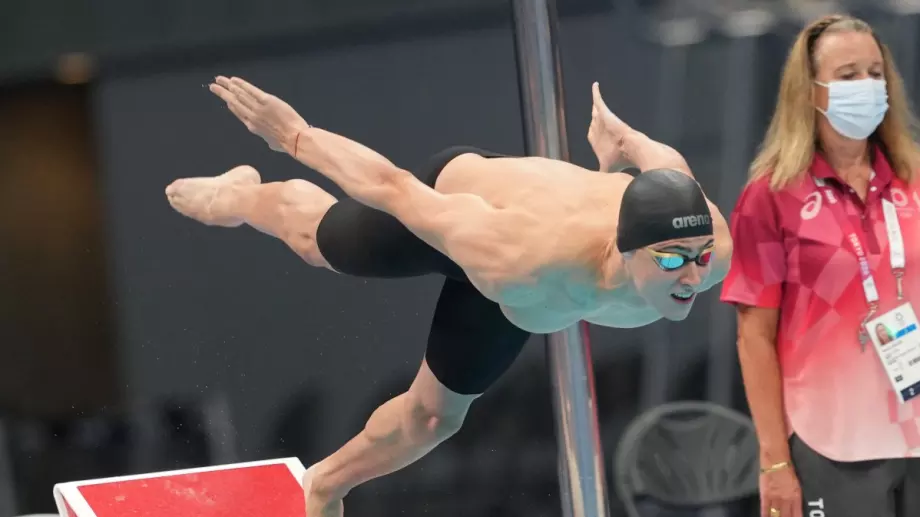 Йосиф Миладинов се бори, но не успя да стигне до втори финал на Европейското по плуване
