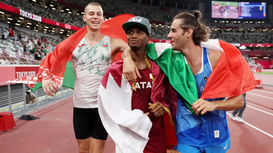 Италианец и катарец поделиха златото във високия скок на Олимпийските игри в Токио
