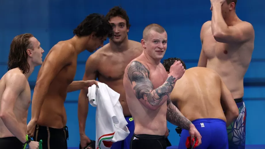 По примера на Симон Байлс: Адам Пийти си взима почивка от плуването след Игрите в Токио 