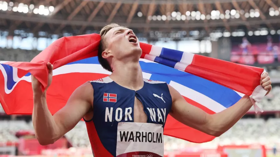 Карстен Вархолм спечели на 400 м. с препятствия с невероятен световен рекорд
