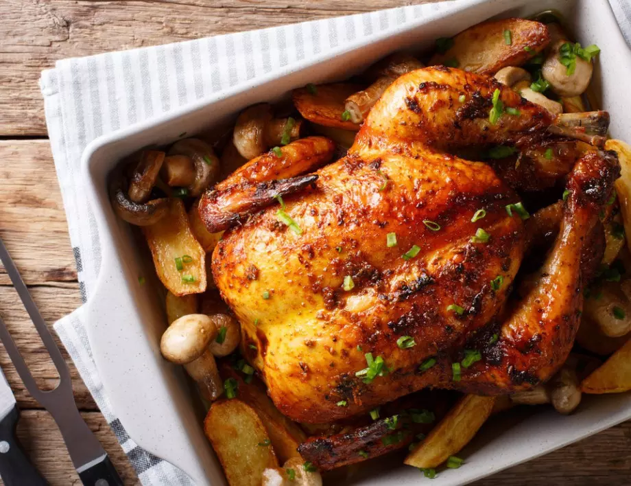 Пригответе цяло пиле по ТОЗИ начин и сложете истински деликатес на масата си!