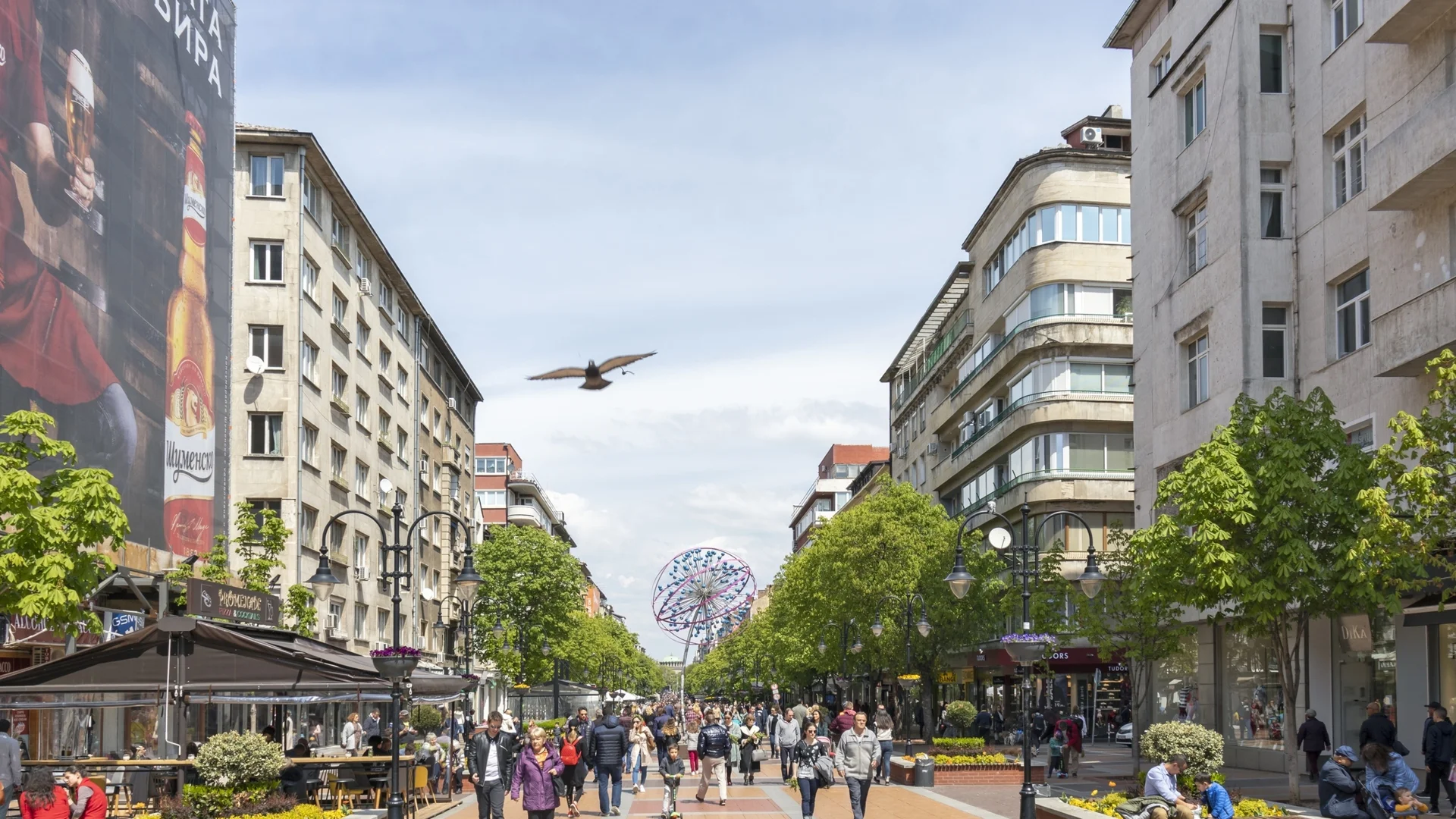 Столичният булевард "Витоша" влезе в класация за най-скъпи търговски улици