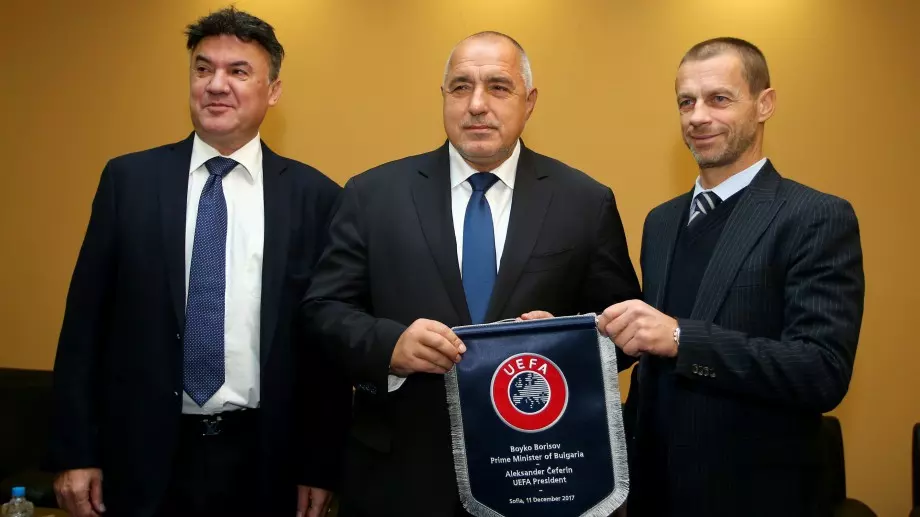 Президентът на УЕФА с подкрепа към Борислав Михайлов