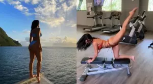 ВИДЕО: Бивша на Григор Димитров взриви мрежата с гореща тренировка по бельо