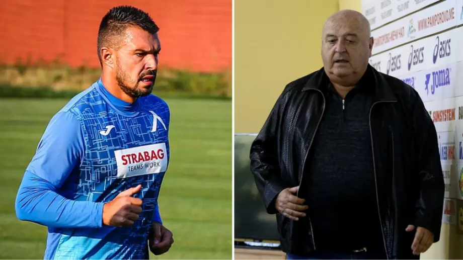 Венцеслав Стефанов отговори дали Валери Божинов ще заиграе в Славия