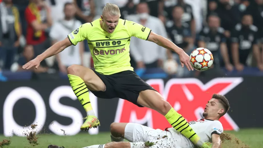 Белингам и Холанд дадоха перфектен старт на Борусия Дортмунд в Шампионска лига