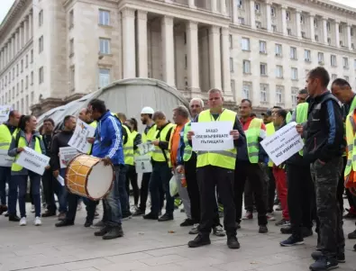 Пътните строители отново излизат на национален протест