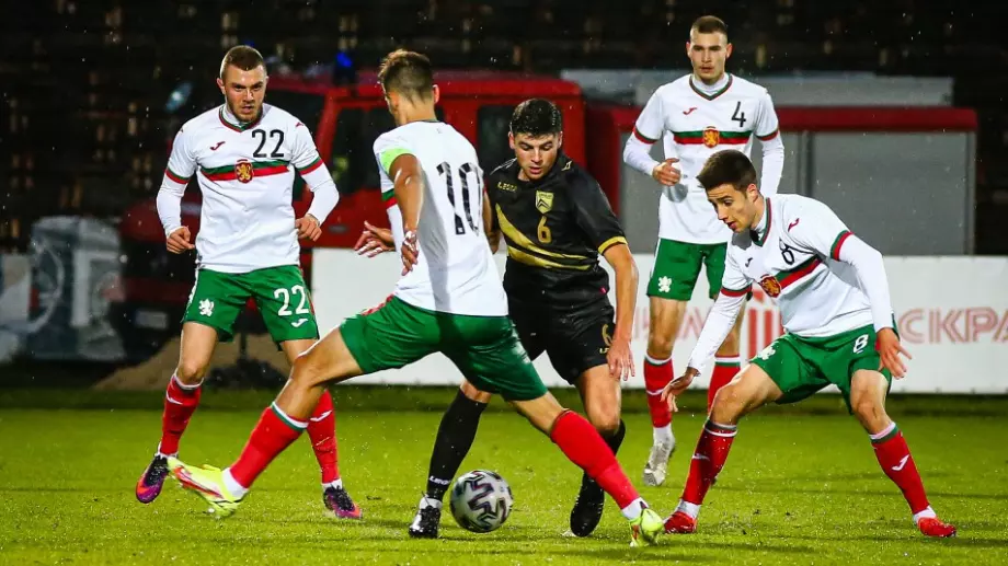 Две греди, червен картон, пет гола: 3 точки за България U21 срещу Гибралтар U21 (СНИМКИ)