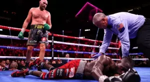 ВИДЕО: Бруталният нокаут на Фюри, сложил край на трилогията с Уайлдър