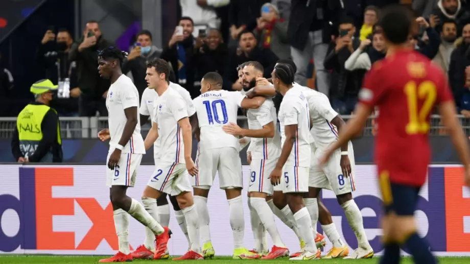 Франция с нов впечатляващ обрат, този път във финала срещу Испания, наследи Португалия в Лигата на нациите