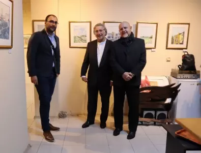 Заместник-кметът на Пловдив Пламен Панов откри изложба на известен френски художник