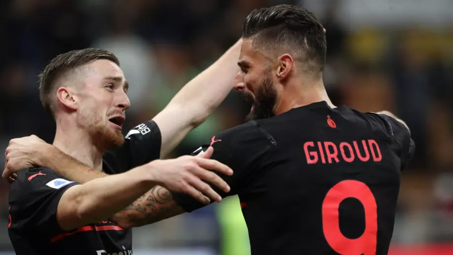 Жиру изведе Милан до шеста поредна победа и първото място в Серия А