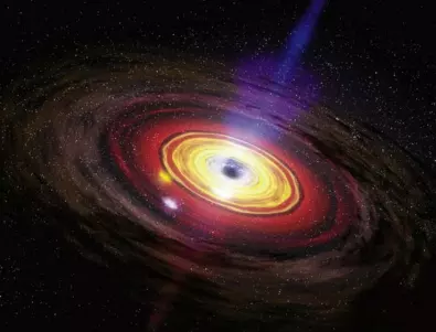 Черната дупка в центъра на Млечния път показва активност
