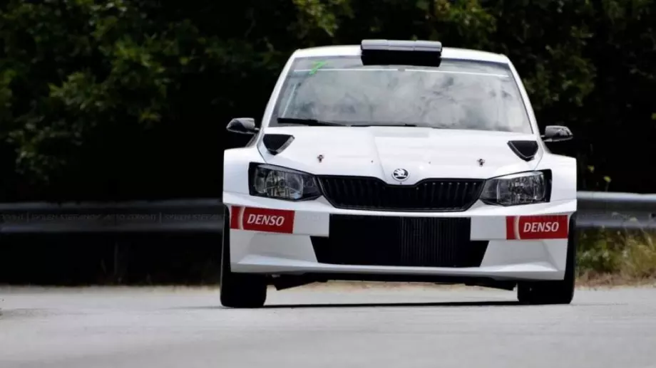 Пламен Стайков атакува рали "Бохемия" с новата Škoda Fabia R5! (ВИДЕО)