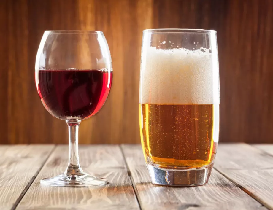 Кое е по-полезно или по-вредно: бирата или виното?