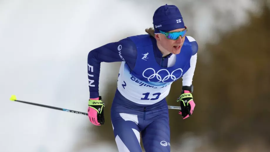 Мъжкото достойнство на ски бегач в Пекин замръзна докато се състезава