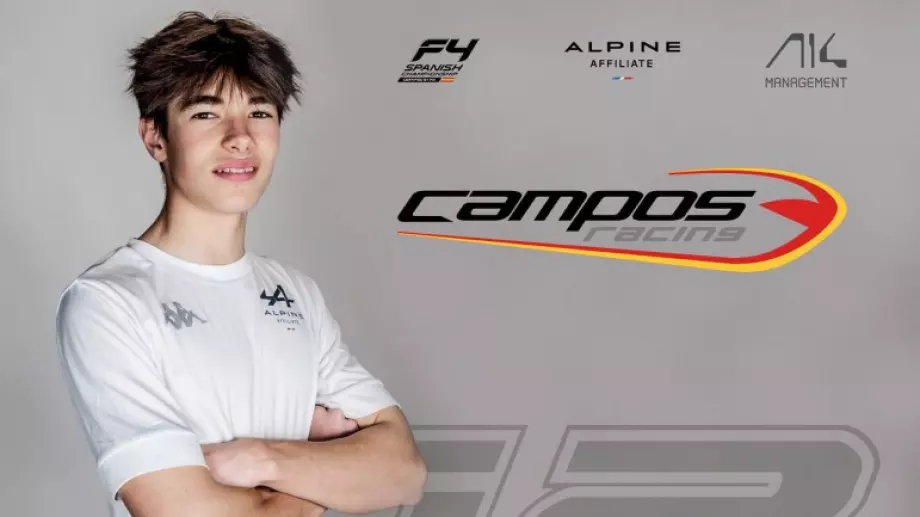 15-годишният Никола Цолов подписа с отбора на Алпин и започна да катери върха "Формула 1"