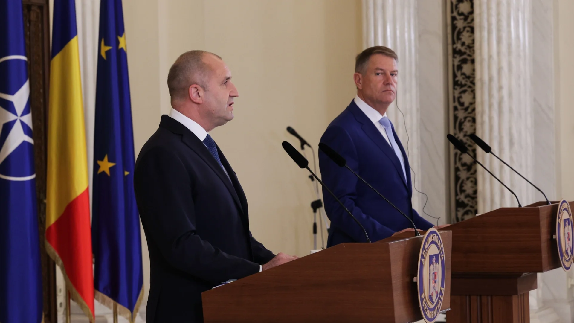 Радев обсъди сигурността в Черно море с румънския президент