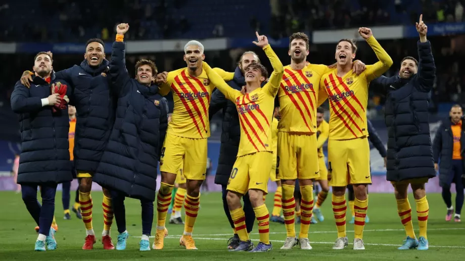 Луда радост в съблекалнята на Барселона след разгрома над вечния съперник Реал (ВИДЕО)