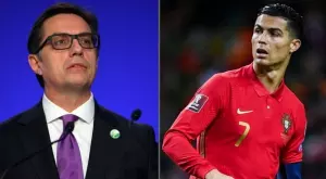 Президентът на Северна Македония предупреди Кристиано Роналдо 