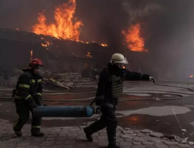 Голям пожар в центъра на Ростов на Дон (ВИДЕО)