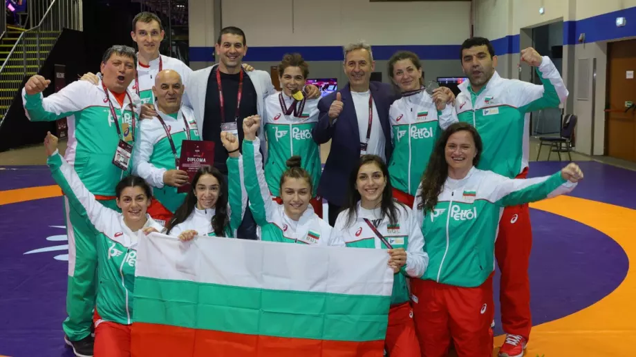 Доминация на България на Европейското първенство по борба в Будапеща
