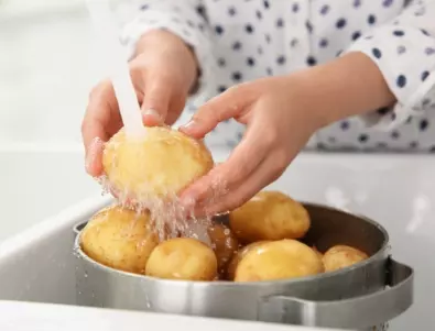Как в ресторантите беленето на картофи става за броени секунди?