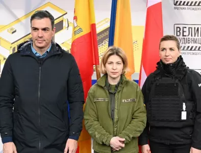 Премиерите на Испания и Дания пристигнаха в Киев (ВИДЕО)