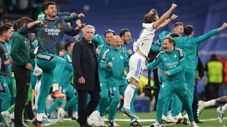 ВИДЕО: Дивата радост в съблекалнята на Реал Мадрид след обрата