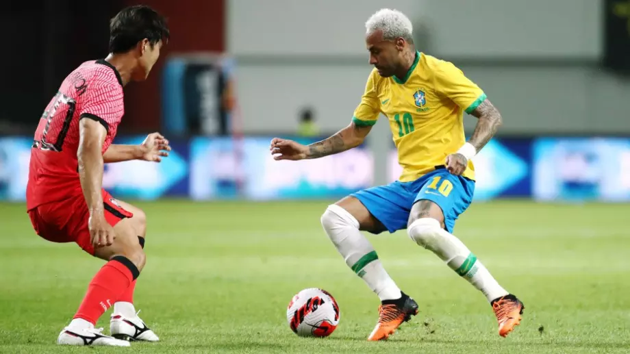 Бразилия не се държа приятелски с Южна Корея, Неймар вкара 2 гола (ВИДЕО)