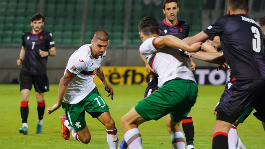 Куриозна ситуация на мача България - Грузия от Лигата на нациите