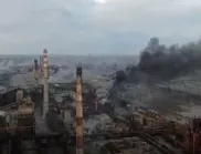 Мощни взривове край "Азовстал" в окупирания Мариупол (ВИДЕО)