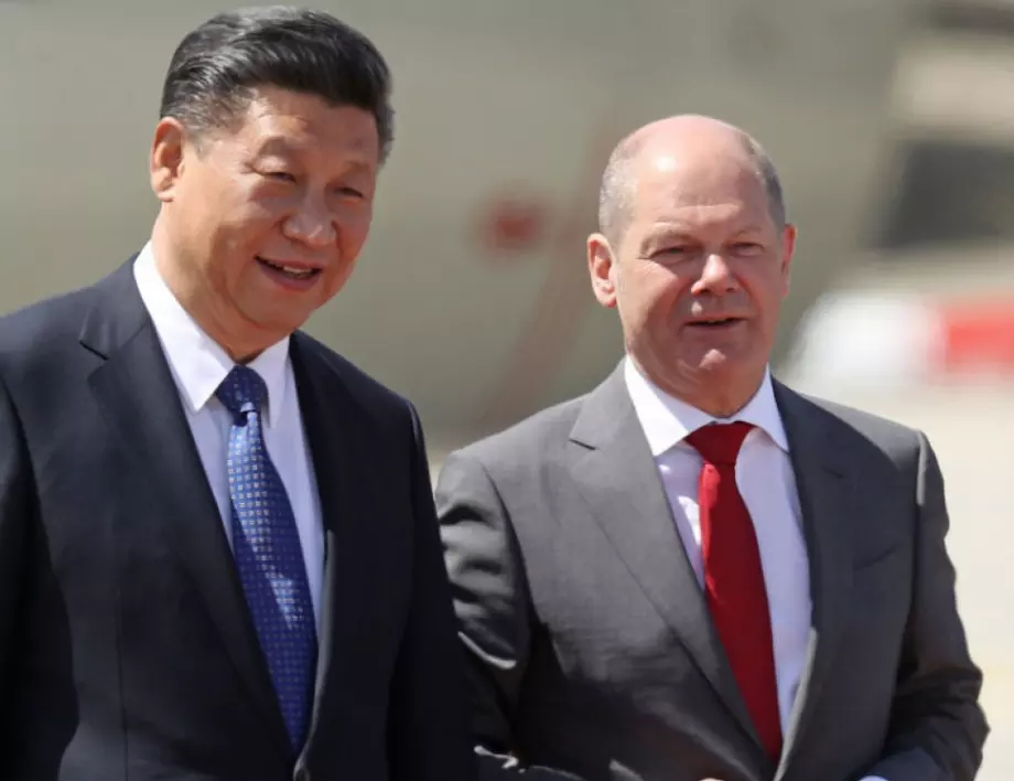 Германският канцлер Шолц кацна в Пекин за еднодневно посещение