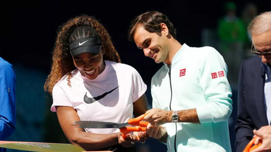 Серина Уилямс към Роджър Федерер: Добре дошъл в клуба на пенсионерите