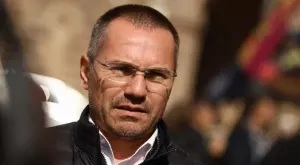 Ангел Джамбазки от "Герена" по време на Левски - Шкупи: Македония е българска (СНИМКА)