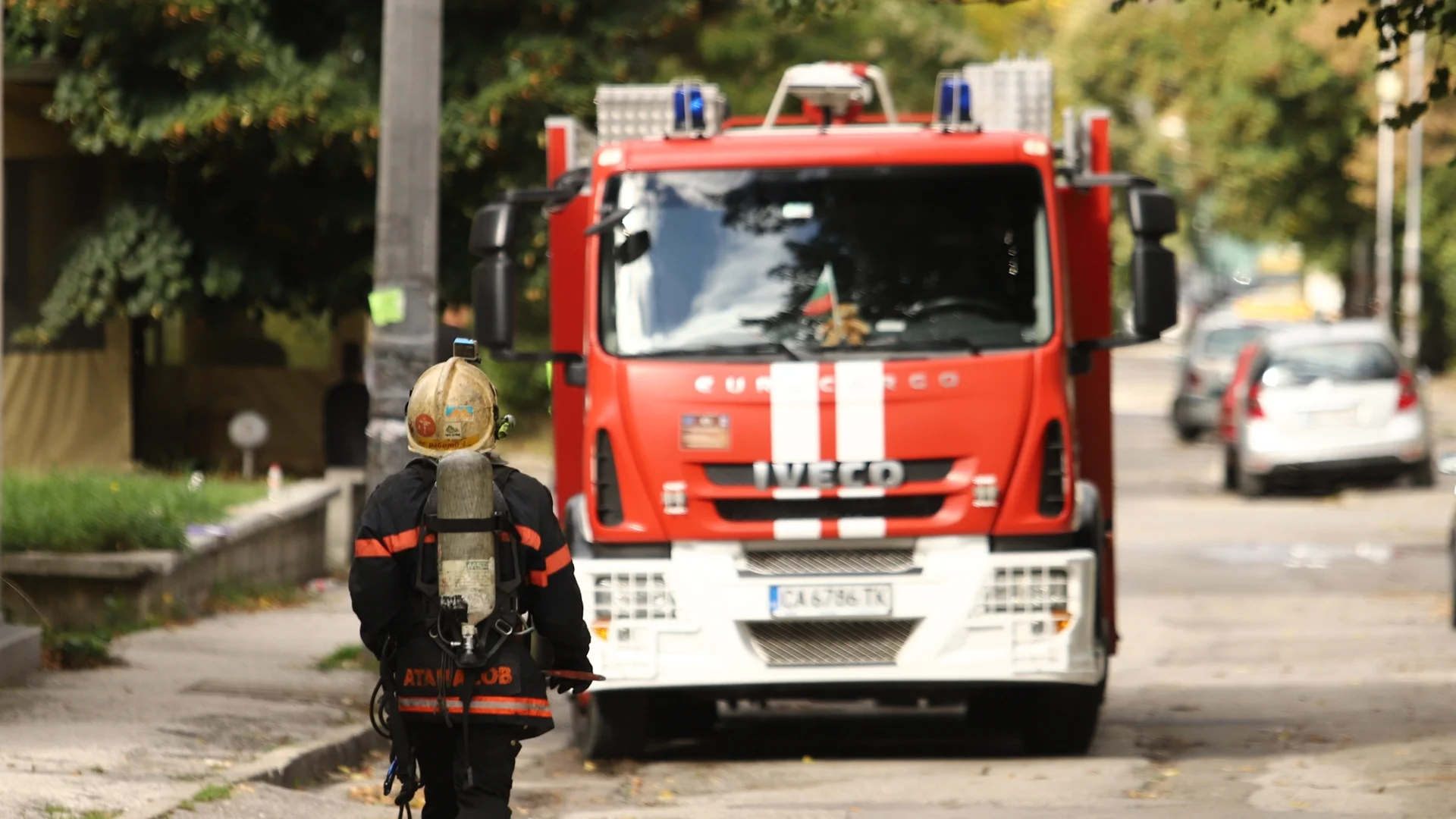 Пламна пожар в блок в столичния квартал „Люлин“