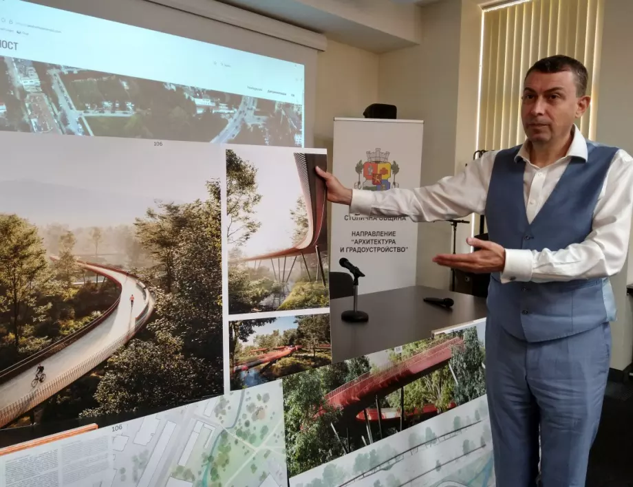 Чехи спечелиха конкурса за втори "Мост на влюбените" в София (СНИМКИ)